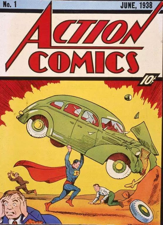 Cuốn truyện tranh Action Comics #1 được đem bán đấu giá trên eBay năm 2011 và đã có người bỏ ra 2,1 triệu USD để mua nó.